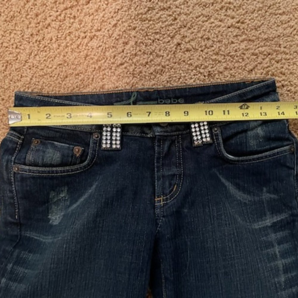 Bebe Rhinestone Crystal jeans - Picture 13 of 16